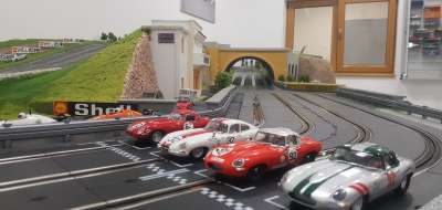 The slot car track at Hotel Resort Relax