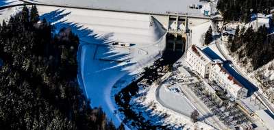 Informationszentrum des Wasserelektriziätswerks Lipno